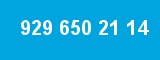 929 650 21 14 929 650 21 14